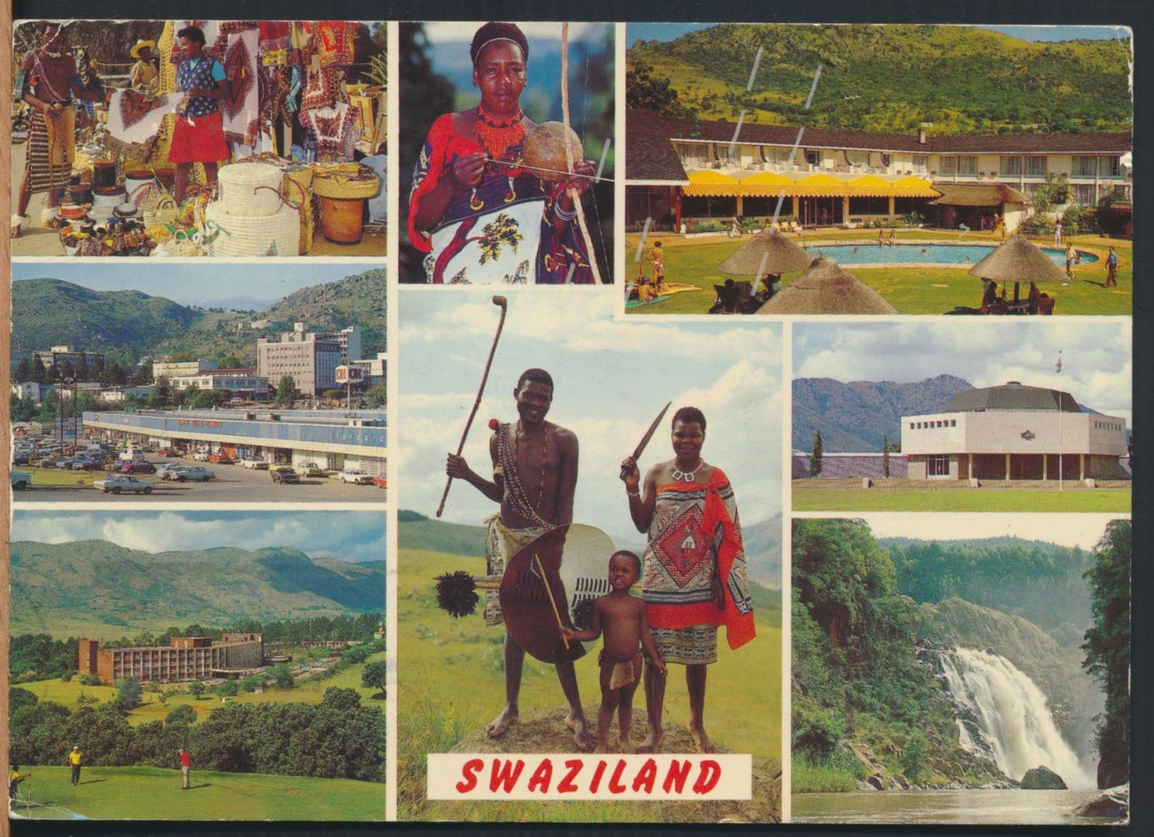 °°° 6595 - SWAZILAND - VIEWS - 1977 With Stamps °°° - Swaziland