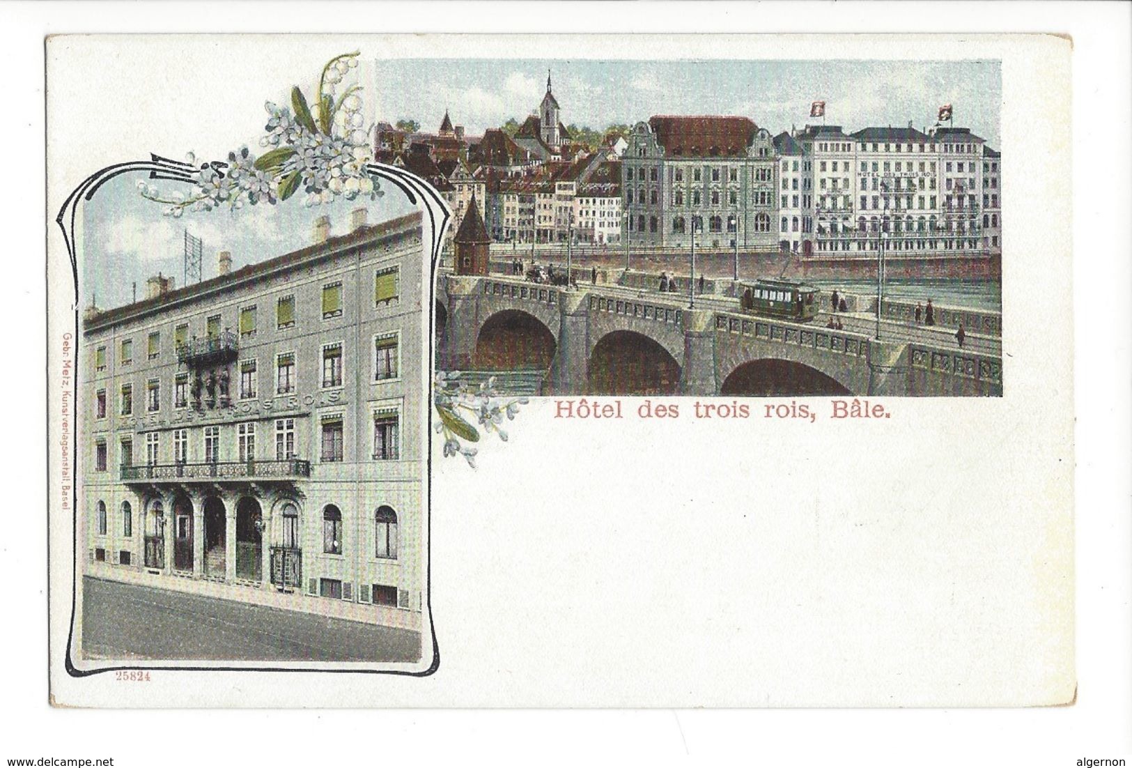 17564 -  Bâle Hôtel Des Trois Rois Tram - Bâle