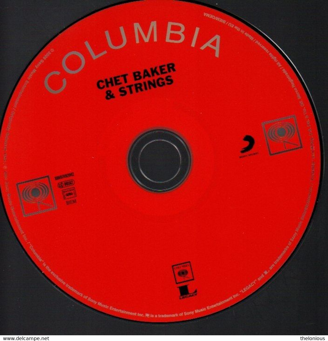 # CD: Chet Baker ‎– Chet Baker &  - Columbia ‎– 88697492042 - Jazz