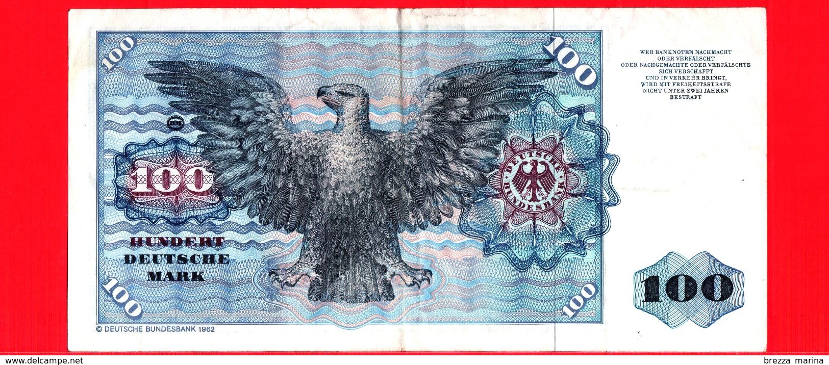 GERMANIA - Banconota Circolata - 1980 - 100 - 100 Deutsche Mark