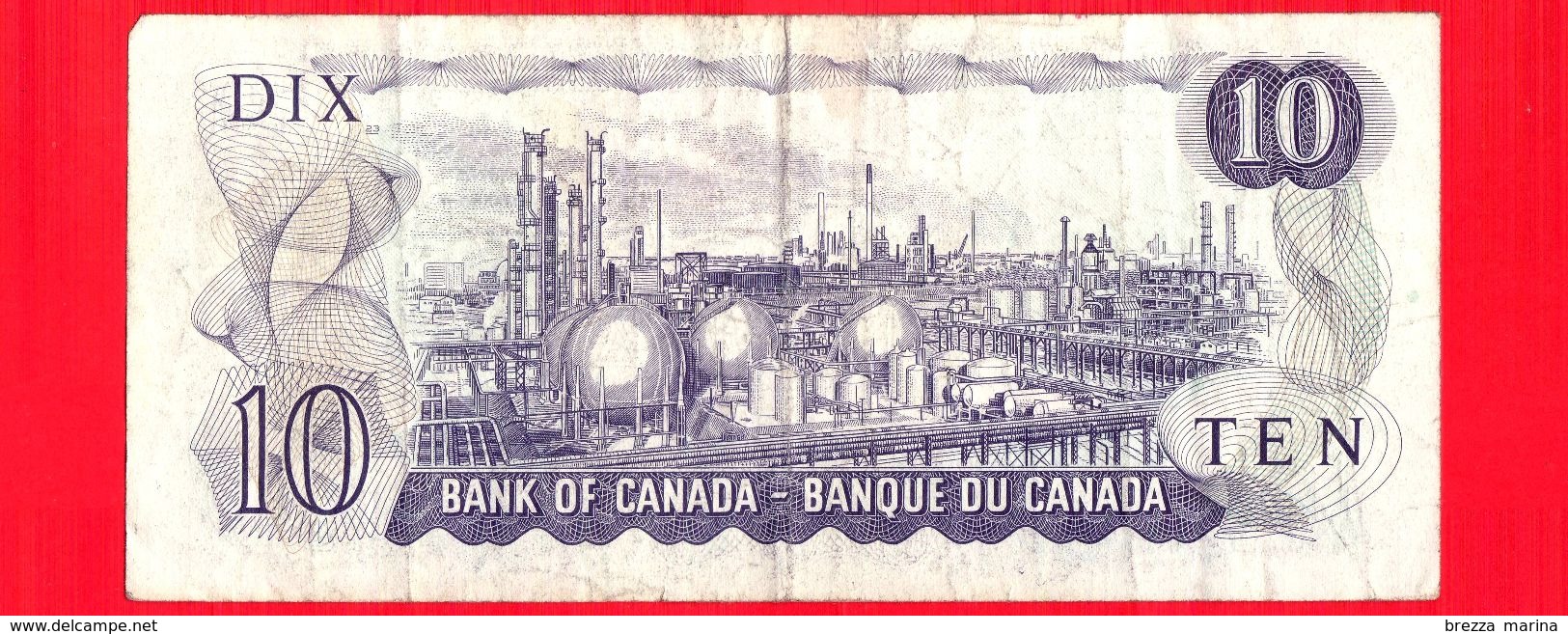 CANADA - Banconota Circolata - 1971 - 10 - Canada