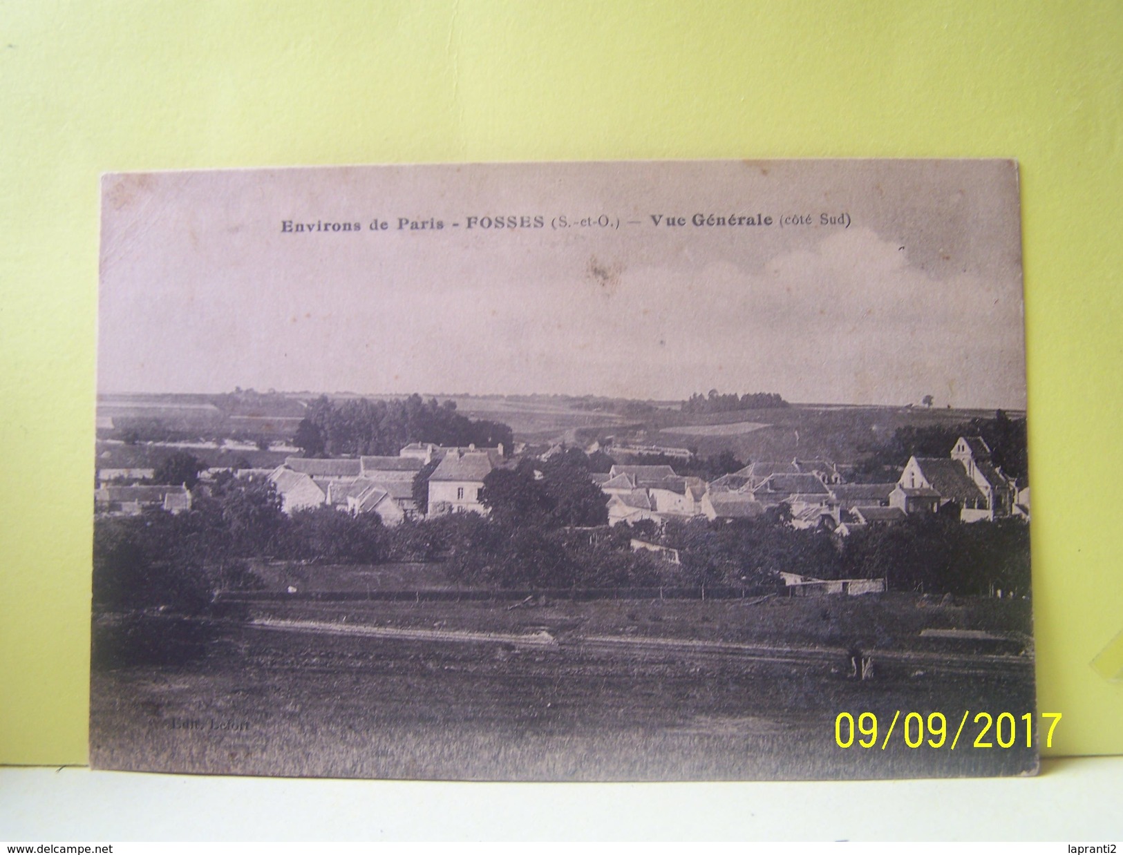 FOSSES (VAL D'OISE) VUE GENERALE, COTE SUD. - Fosses