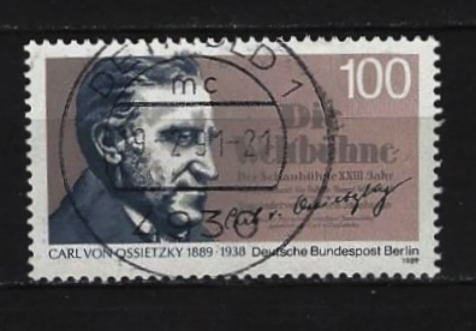 BERLIN - Mi-Nr. 851 Carl Von Ossietzky Gestempelt (1) - Oblitérés