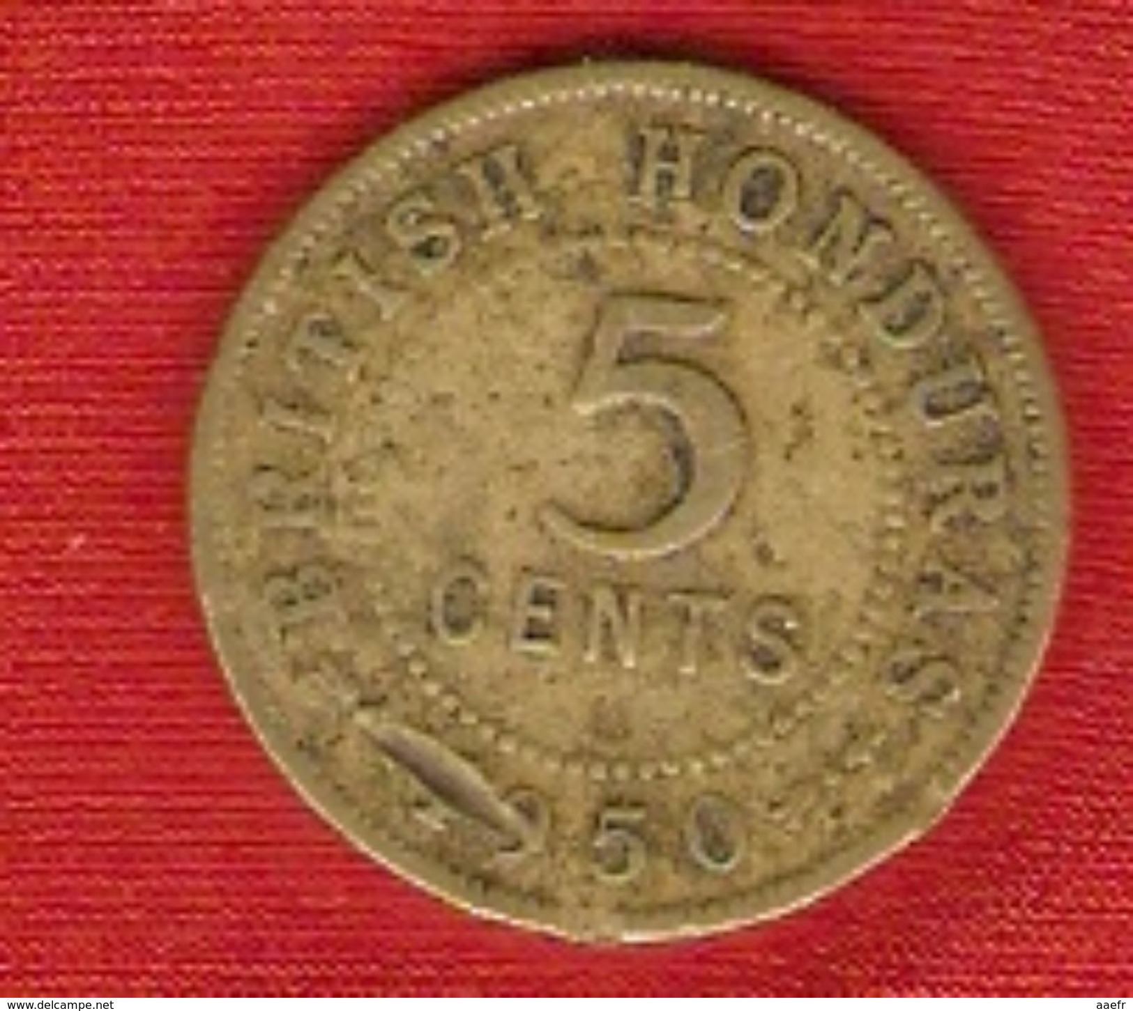 Belize - 1950 -  5 Cents  - George V - KM25 - Belize
