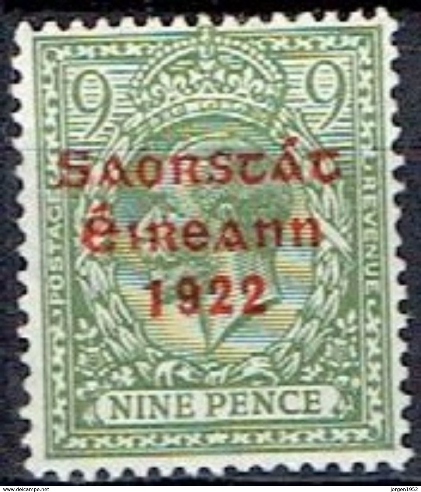 IRELAND  # FROM 1922  STAMPWORLD 38** - Nuovi