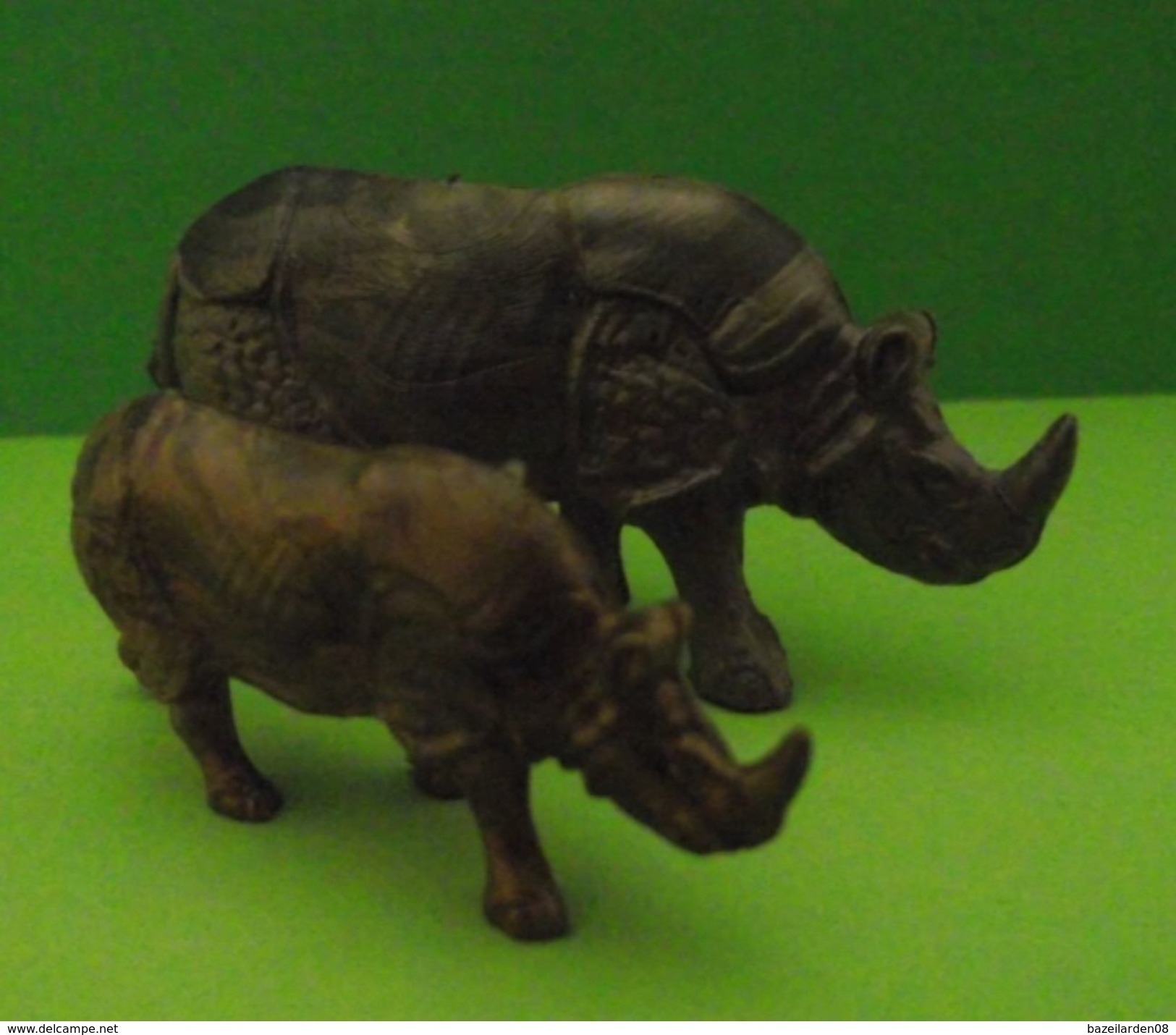 Figurines (Lessive OMO) Rhinocéros Et Rhinocéron - Autres & Non Classés