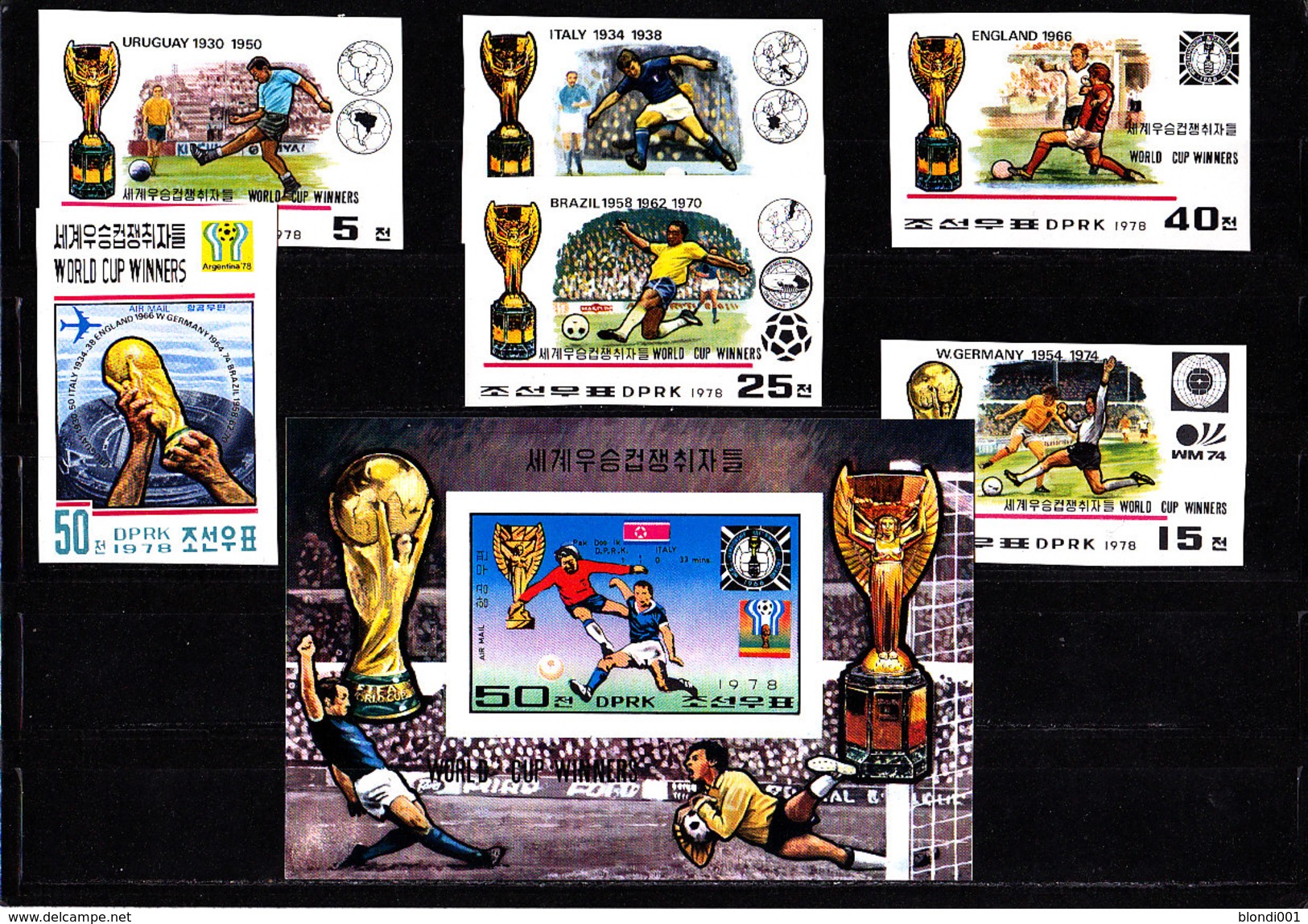 Soccer  World Cup 1978 - NORTH KOREA - S/S+Set Perf.+imp. MNH - 1978 – Argentine