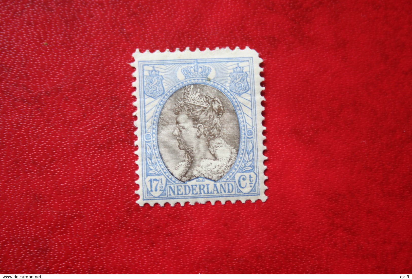 17 1/2 Ct Wilhelmina Bontkraag NVPH 67 (Mi 78) 1899-1921 1910 Ongebruikt / MH NEDERLAND / NIEDERLANDE - Unused Stamps