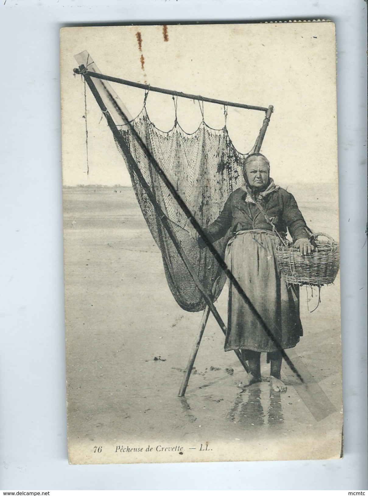 CPA - Pêcheuse De Crevettes  -  (pêcheurs , Pêche  ) - Pêche