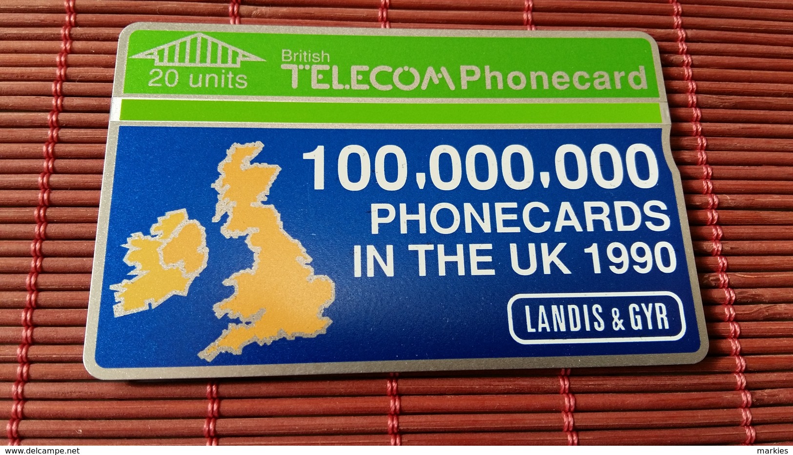 Landis & Gyr Phonecard 009 C 00139 Low Number Rare - BT Engineer BSK Service : Emissions De Test