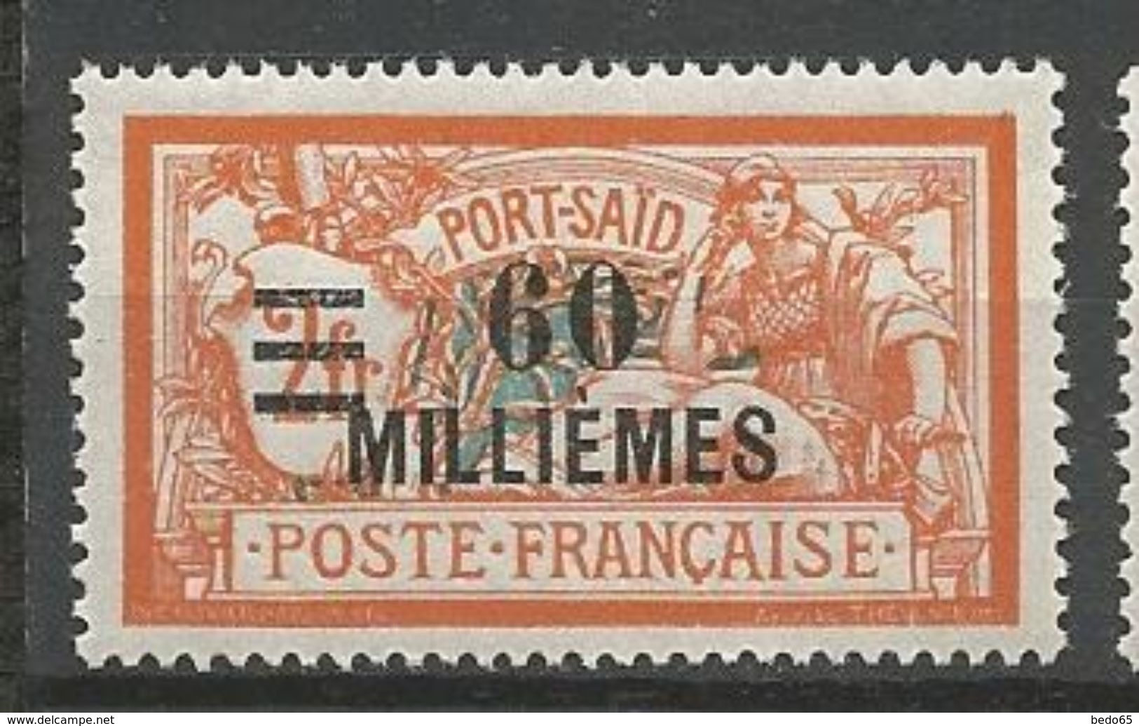 PORT-SAÏD  N° 78 NEUF** LUXE SANS CHARNIERE / MNH - Neufs