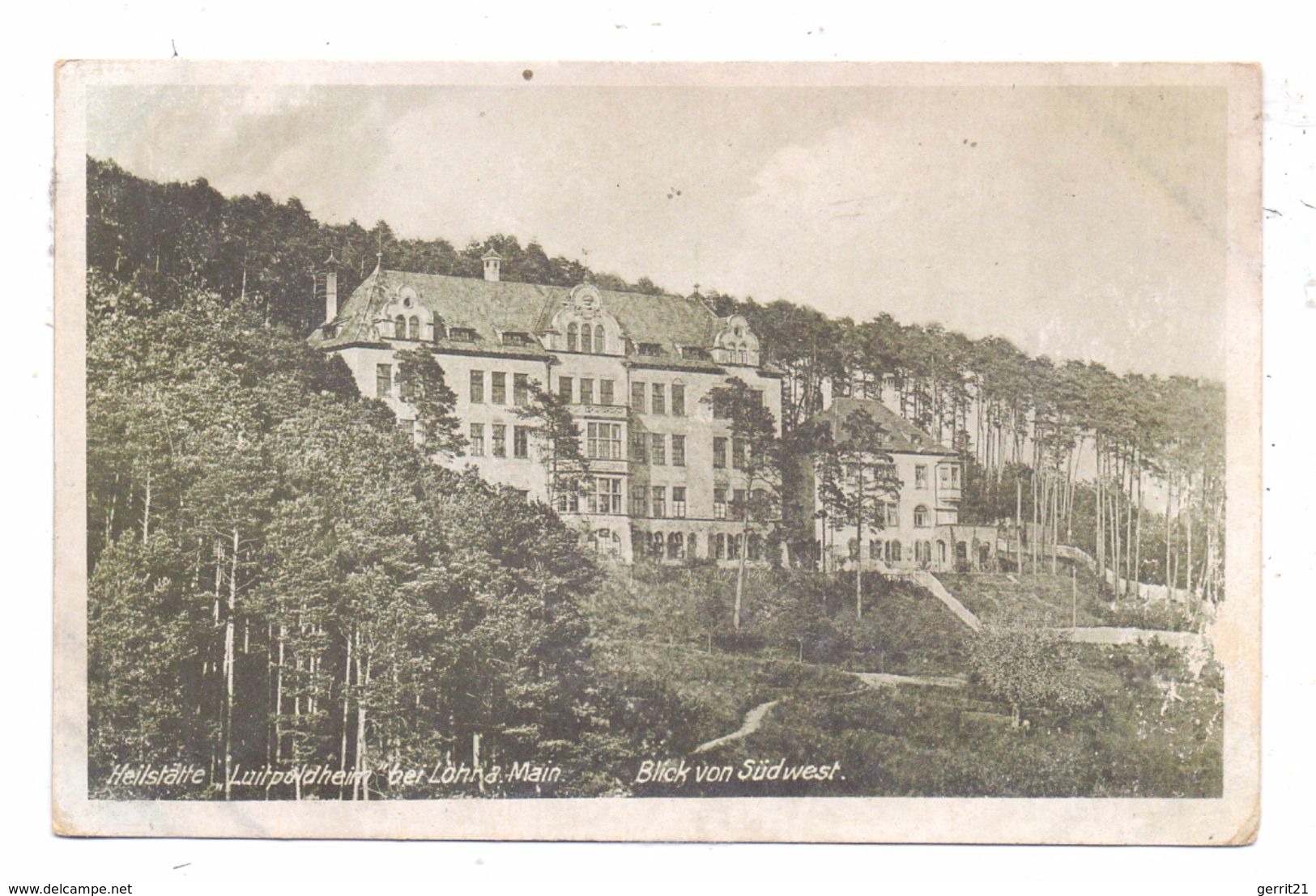 8770 LOHR, Heilstätte Luitpoldheim, 1919 - Lohr