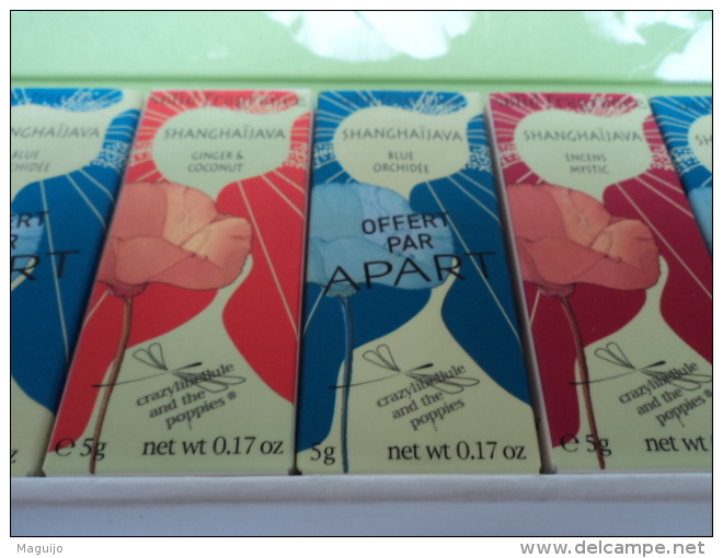 7 MINIS CONCRETES  DANS COFFRET OFFERT PAR " APART"   LIRE ET VOIR!! - Miniatures Womens' Fragrances (in Box)