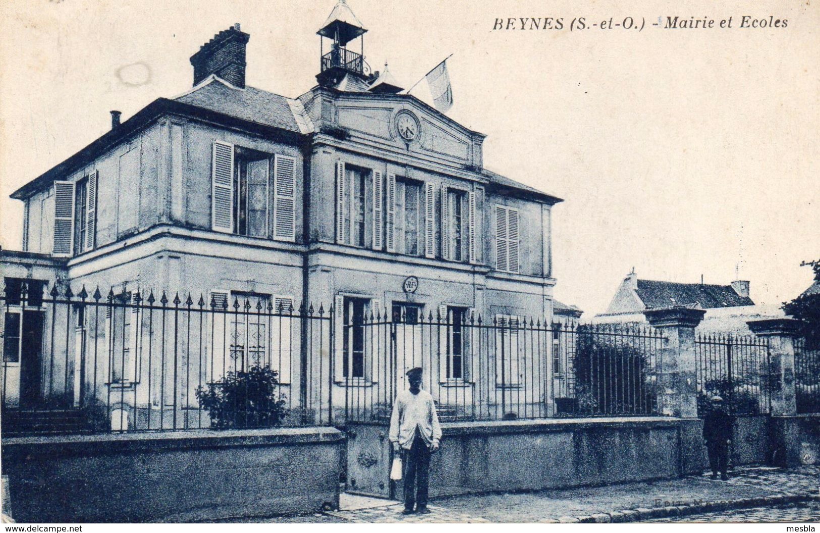CPA -  BEYNES  (78)   Mairie Et Ecoles - Beynes