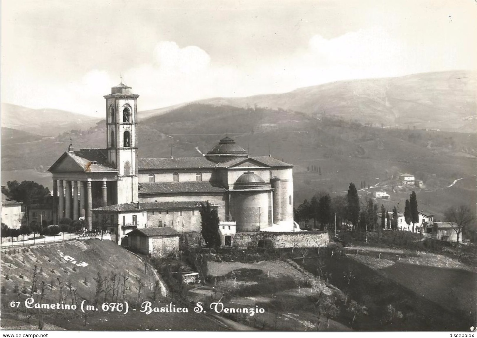 Z4592 Camerino (Macerata) - Basilica Di San Venanzio - Panorama / Non Viaggiata - Altri & Non Classificati