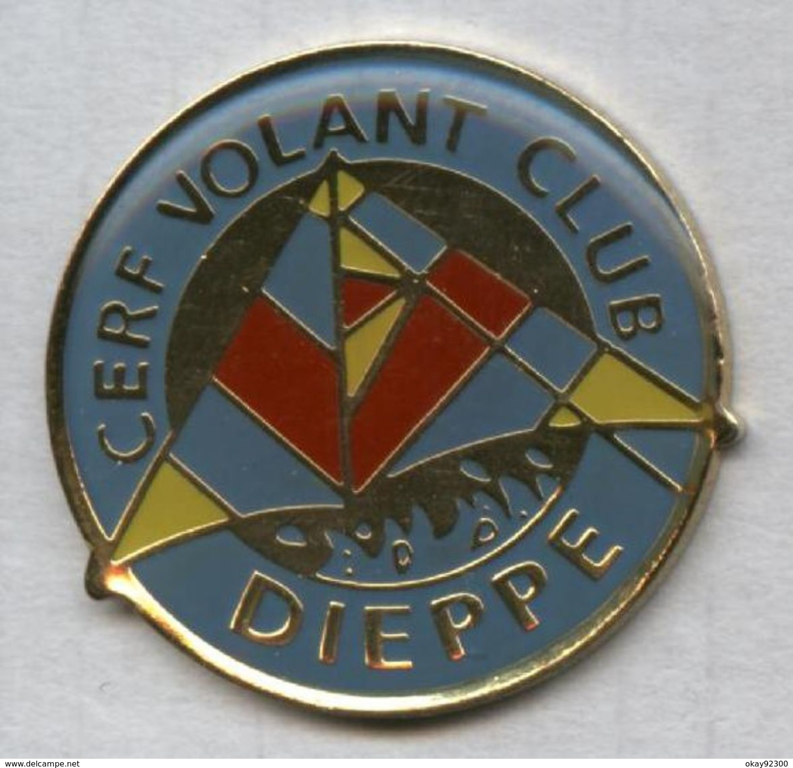 Pin´s Cerf-volant Kite Dieppe (1) - Other & Unclassified