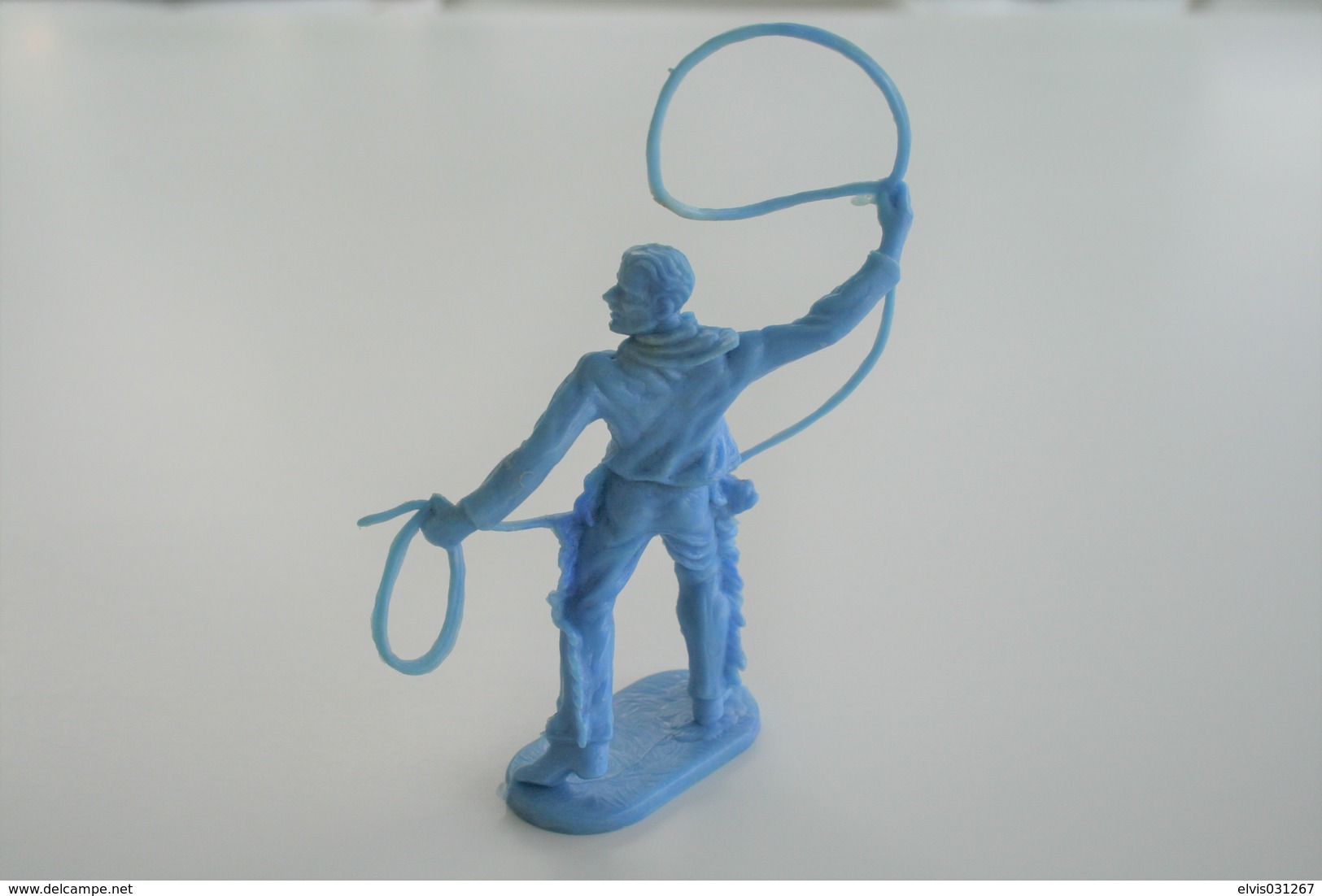 Elastolin, Lineol Hauser, Cowboy, H=70mm, Plastic - Vintage Toy Soldier - Figurines