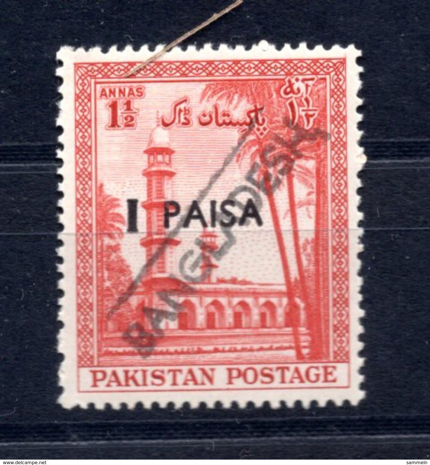 9239 Bangla Desh Überdruck Overprint Provisorien Pakistan Ca. 1971/1972 Postfrisch Mnh - Bangladesch