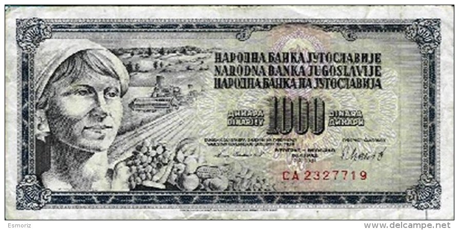 YUGOSLAVIA, Banknote, F/VF - Yougoslavie