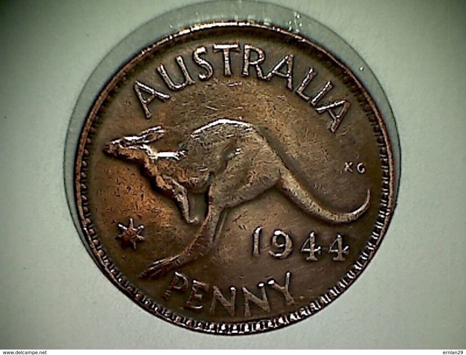 Australie 1 Penny 1944 With Dot - Penny