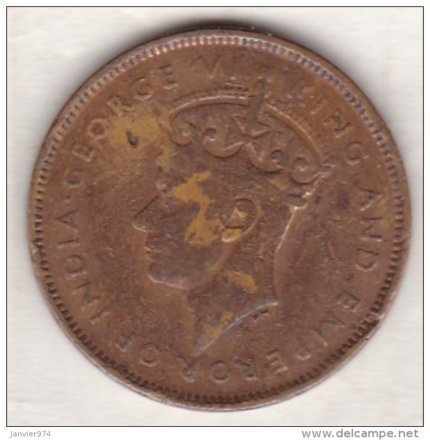 Ile Maurice , 5 Cents 1945 , George VI - Mauricio