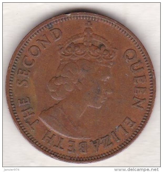 Ile Maurice , 5 Cents 1975 , Elizabeth II - Maurice