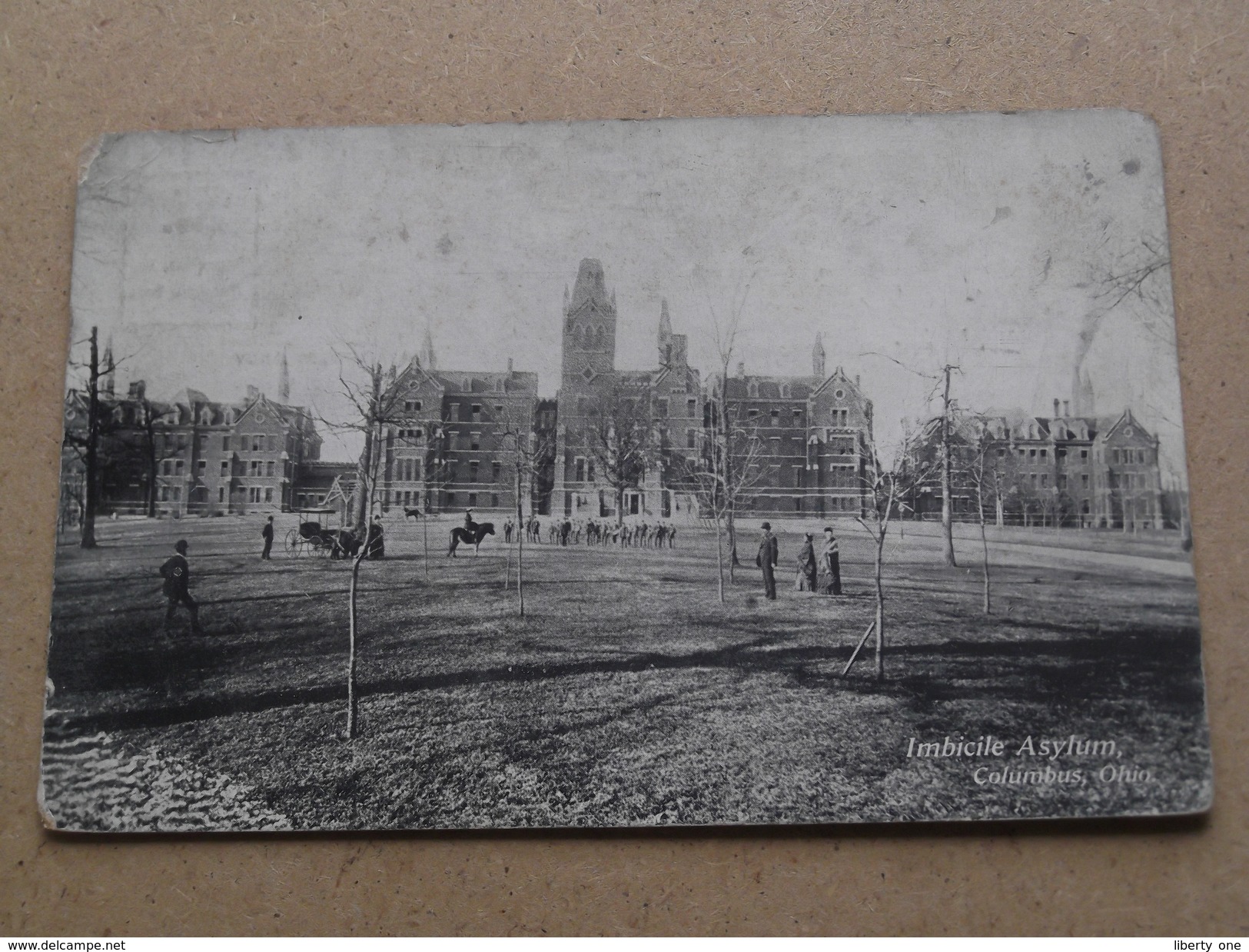 IMBICILE ASYLUM Columbus Ohio () Anno 1909 ( Details : Zie Foto´s ) !! - Columbus