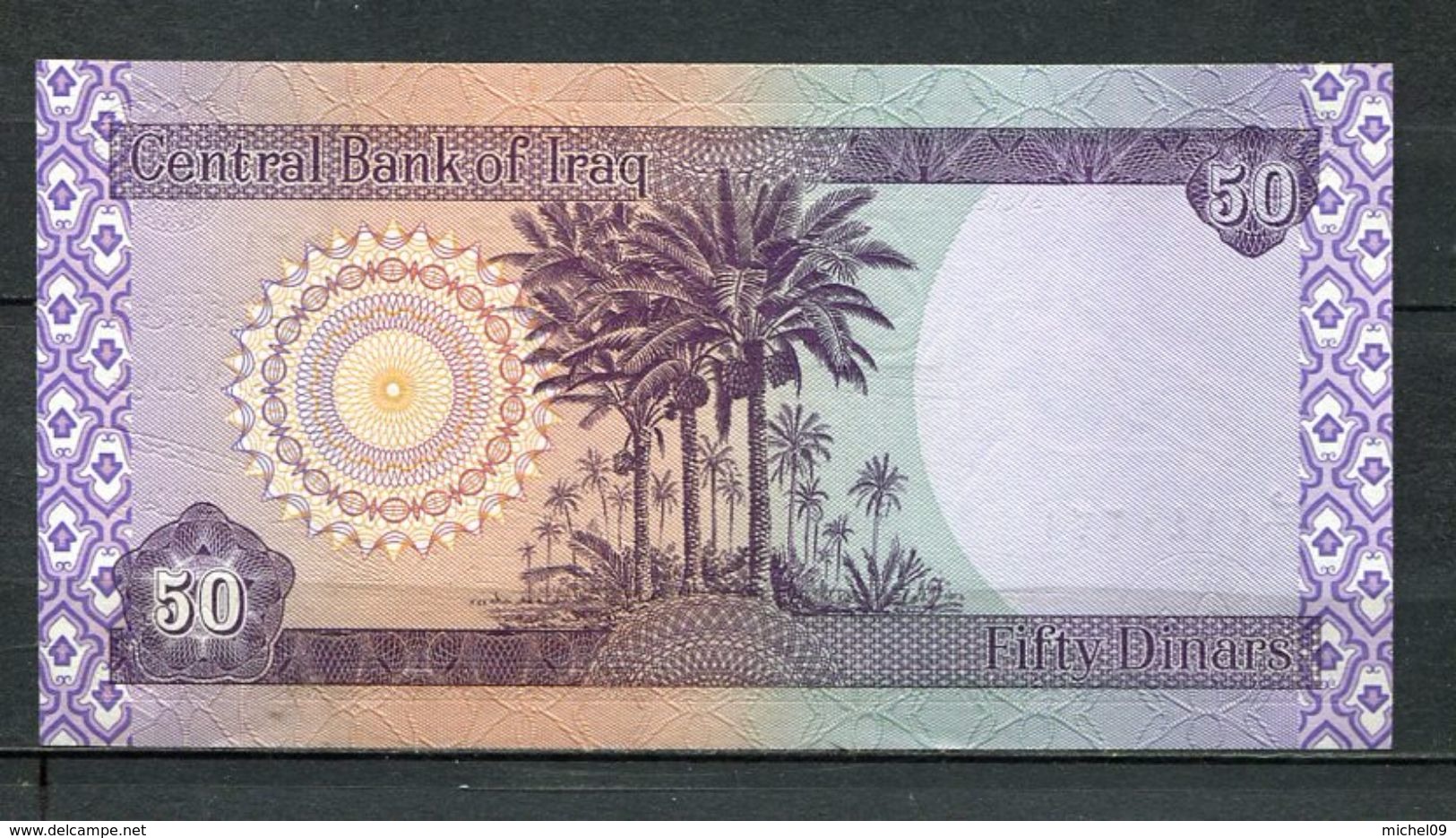 IRAQ 50 DINARS 2003 PICK 90 BILLET NEUF UNC - Iraq