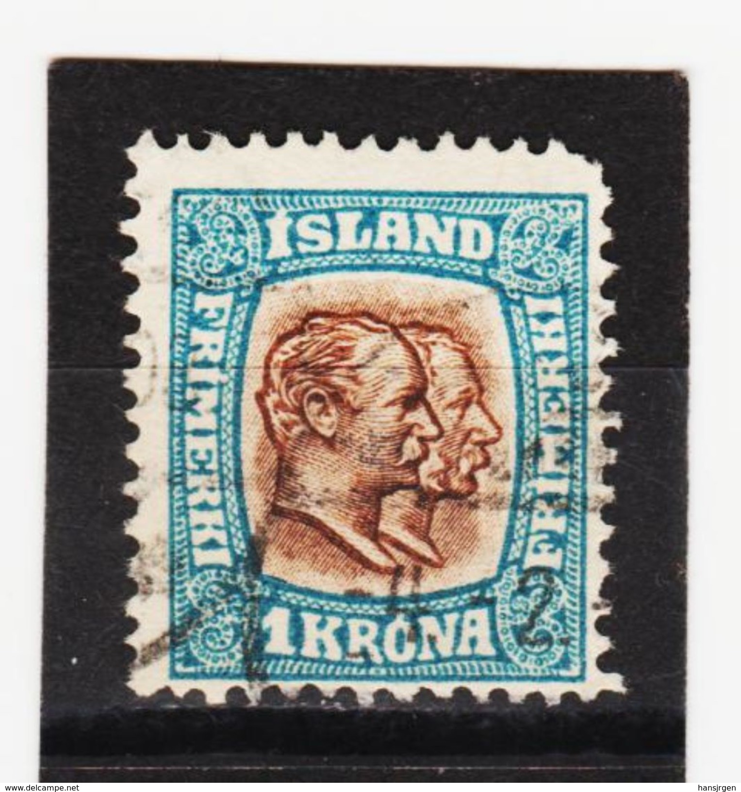 MAG1368  ISLAND 1907  Michl  60 Used / Gestempelt ZÄHNUNG Siehe ABBILDUNG - Gebraucht