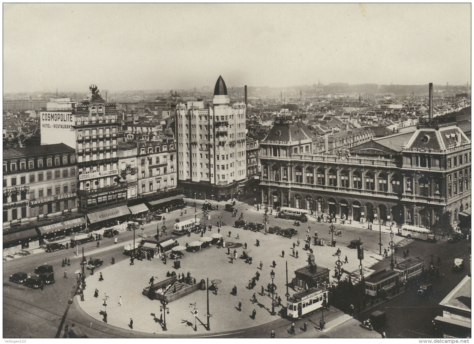 Bruxelles - Place Rogier Et Gare Du Nord [BCC 1977 - Autres & Non Classés