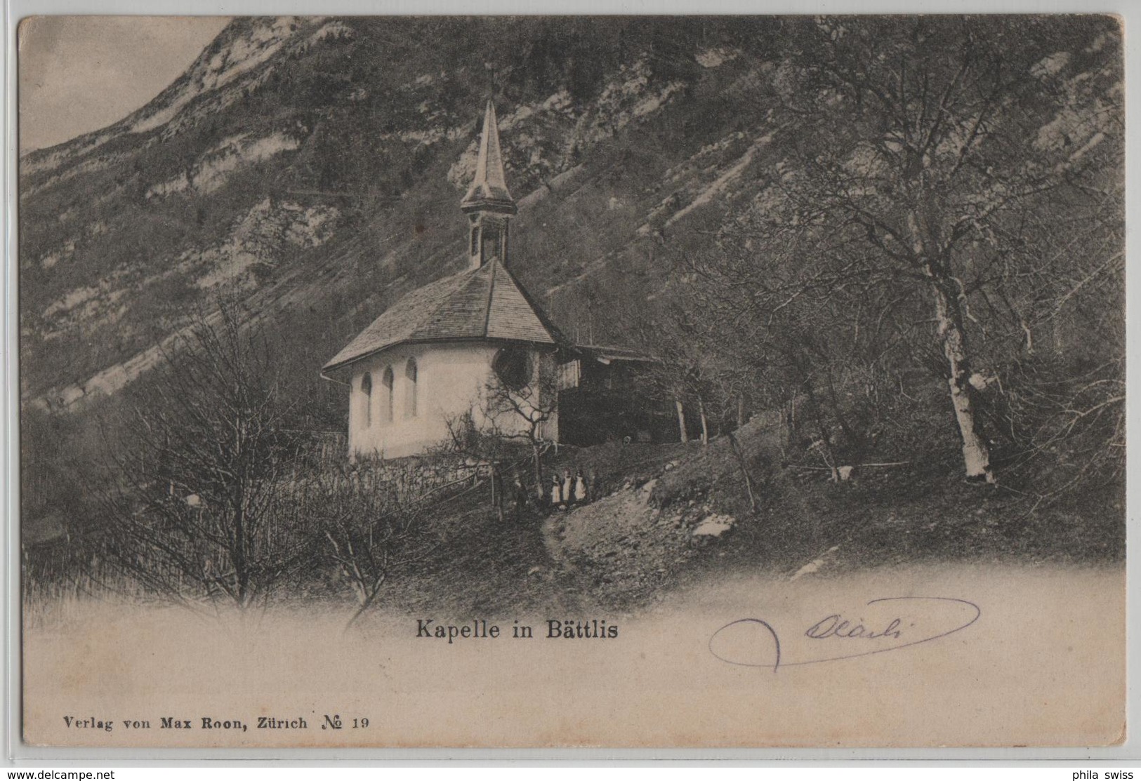 Kapelle In Betlis, Animee - Stempel: Weesen - Photo: Max Roon No. 19 - Autres & Non Classés