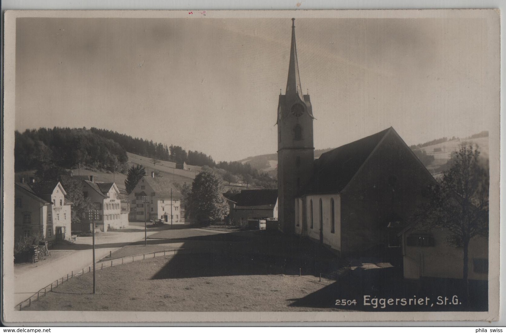 Eggersriet - Dorfpartie Mit Kirche - Eggersriet