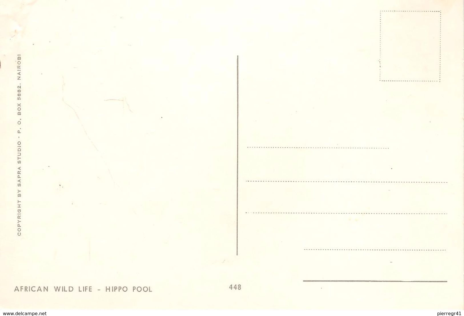 CPA-KENYA-1970-HYPPOPOTAME-GRANDS LACS-EST AFRIQUE- -TBE - Flusspferde