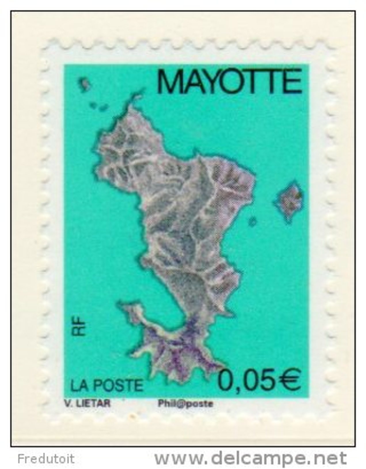 MAYOTTE -  2004 - N° 158a  ** 0,05c (phil@poste) - Unused Stamps