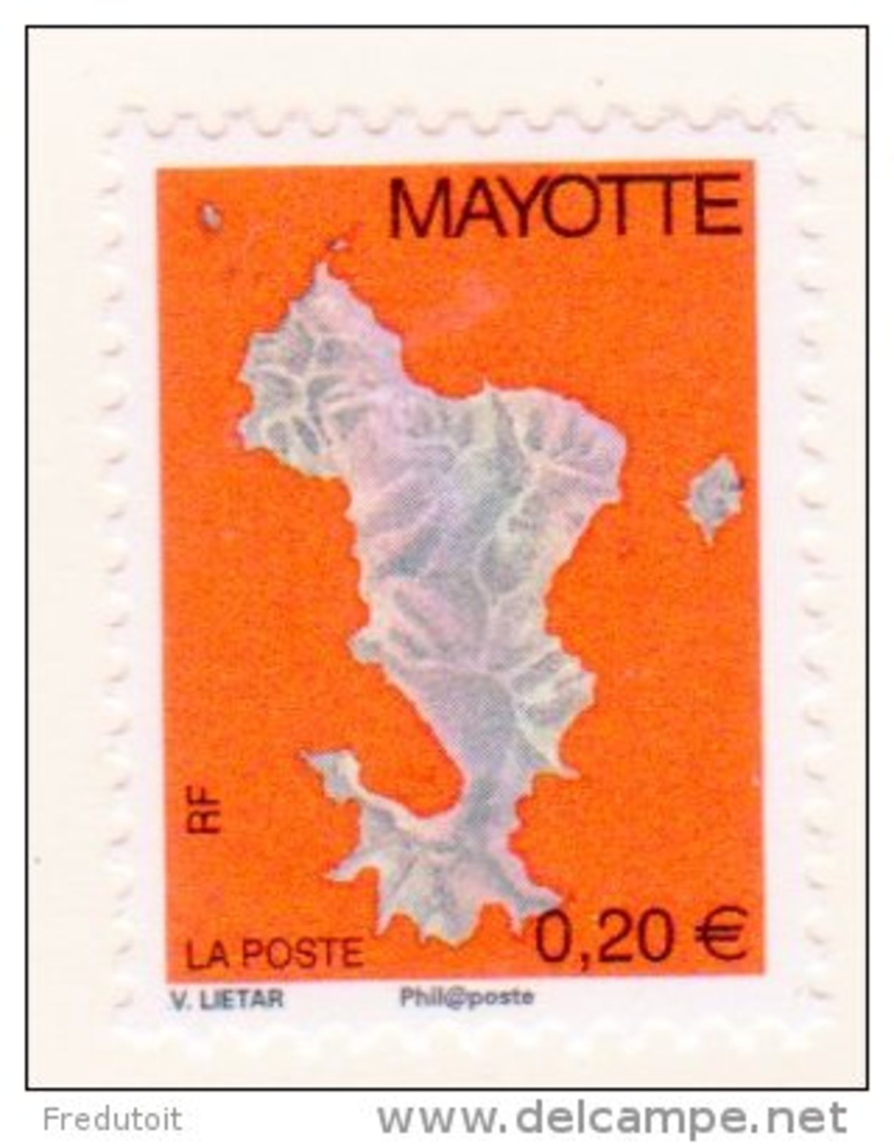 MAYOTTE -  2004 - N° 160a  ** 0,20c (phil@poste) - Neufs