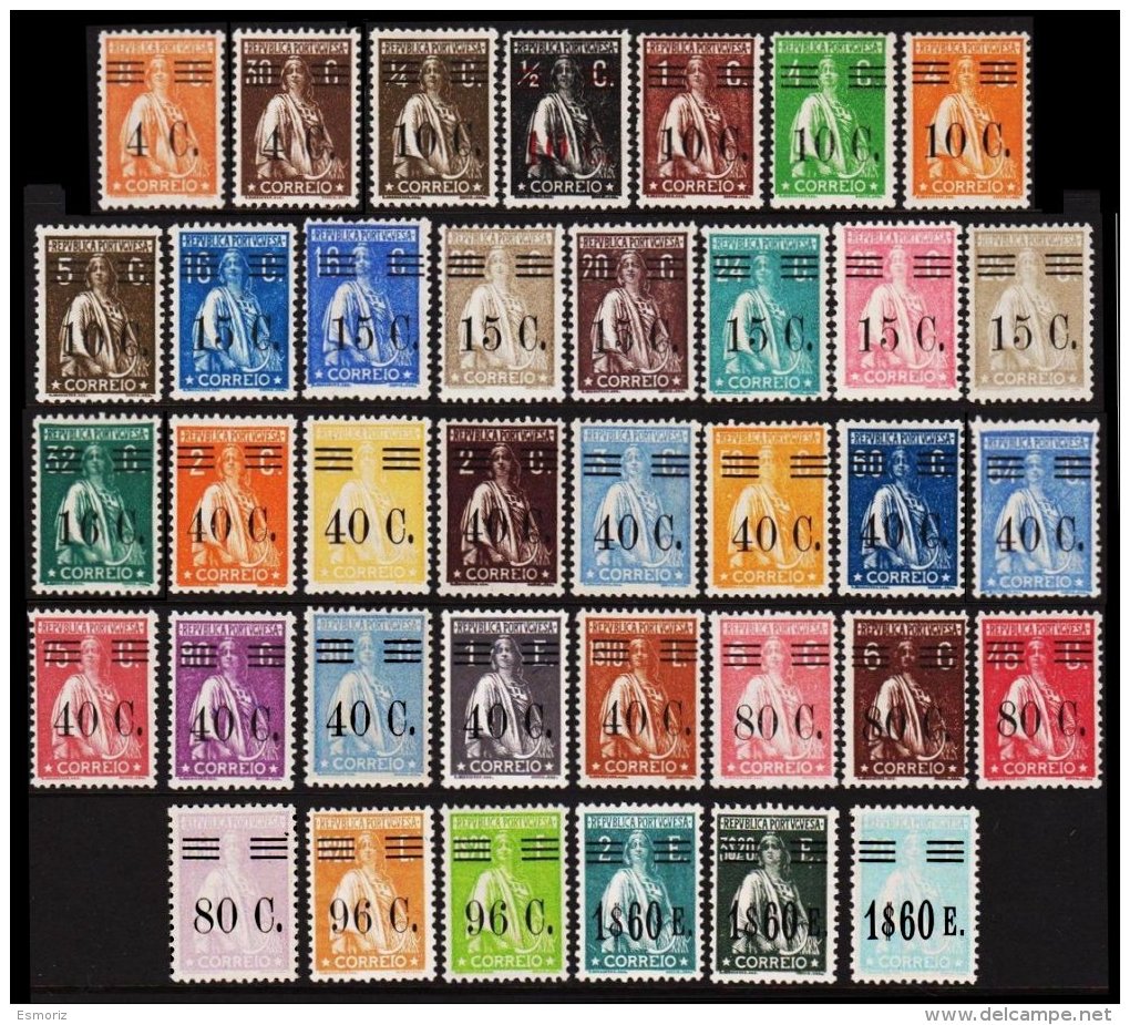 PORTUGAL, AF 451/87, Yv 454/90, * MLH, F/VF, Cat. &euro; 315,00 - Neufs