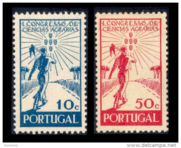 PORTUGAL, AF 634/35, Yv 645/46, (*)/* MNG/MLH, F/VF, Cat. &euro; 4,00 - Neufs