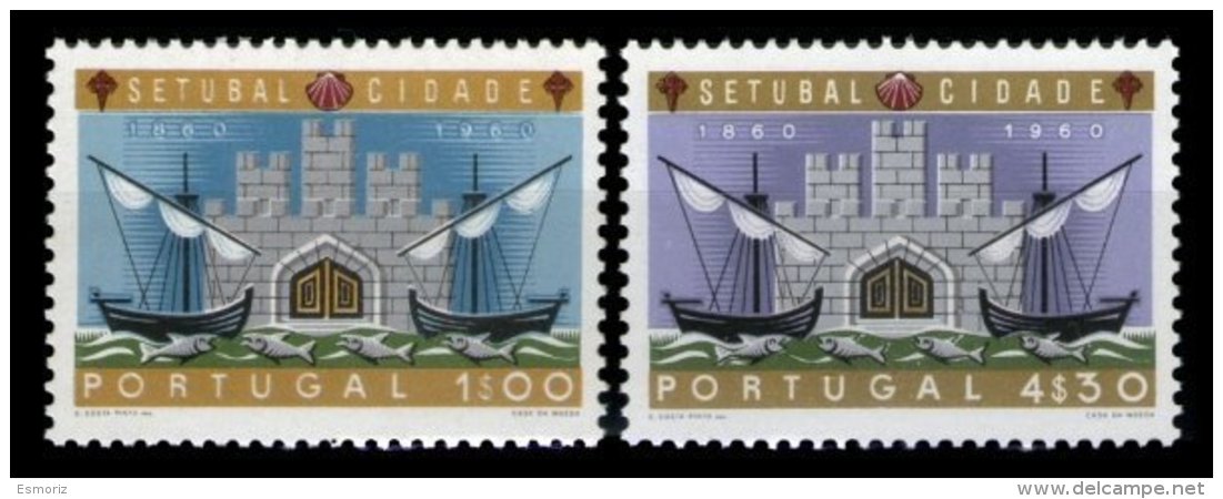 PORTUGAL, AF 876/77, Yv 886/87, * MLH, F/VF, Cat. &euro; 38,00 - Ungebraucht