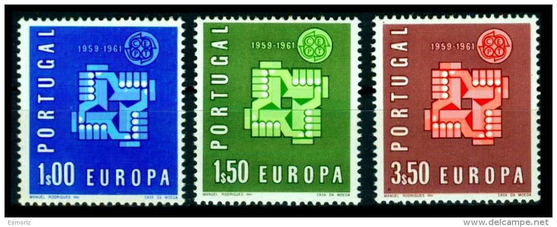 PORTUGAL, AF 878/80, Yv 888/90, * MLH, F/VF, Cat. &euro; 7,00 - Neufs