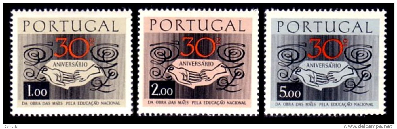 PORTUGAL, AF 1025/27, Yv 1035/37, * MLH, F/VF, Cat. &euro; 10,50 - Neufs