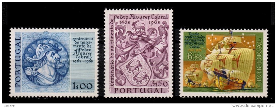 PORTUGAL, AF 1038/40, Yv 1048/50, * MLH, F/VF, Cat. &euro; 14,00 - Neufs