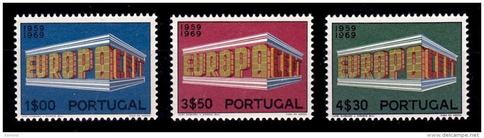 PORTUGAL, AF 1041/43, Yv 1051/53, ** MNH, F/VF, Cat. &euro; 62,00 - Nuovi