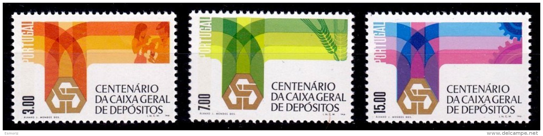 PORTUGAL, AF 1302/04, Yv 1312/14, (*) MNG, F/VF, Cat. &euro; 11,00 - Neufs