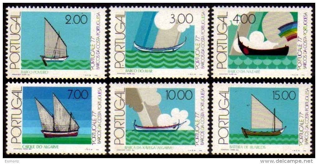 PORTUGAL, AF 1348/53, Yv 1358/63, (*)/* MNG/MLH, F/VF, Cat. &euro; 7,00 - Neufs