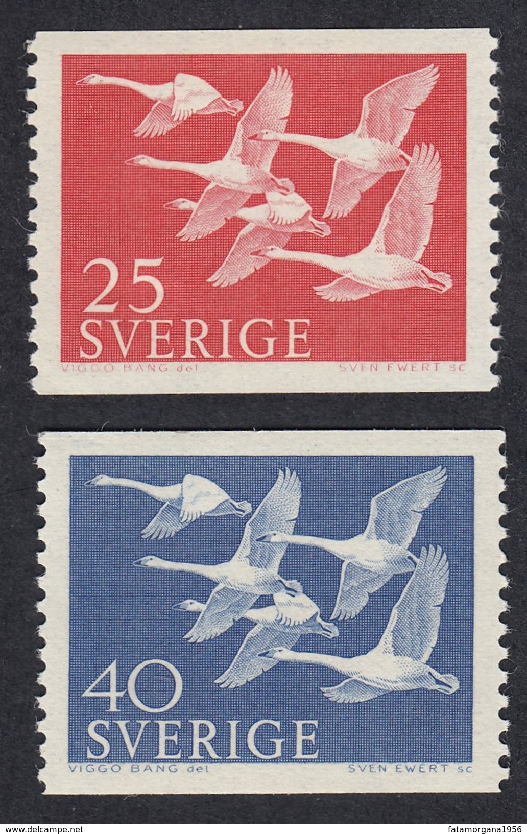 SWEDEN - SVEZIA -  SVERIGE - 1956 - Serie Completa Nuova MNH Yvert 409/410; 2 Valori, Giornata Dei Paesi Del Nord. - Gebraucht