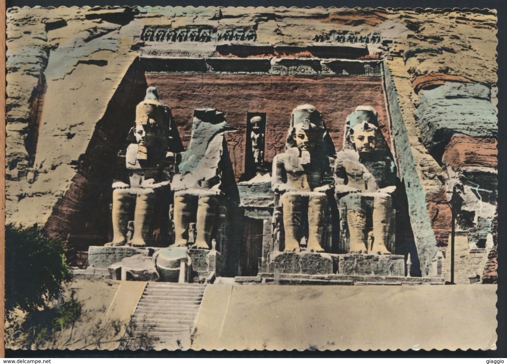 °°° 6711 - EGYPT - ABU ABOU SIMBEL - 1963 With Stamps °°° - Tempels Van Aboe Simbel