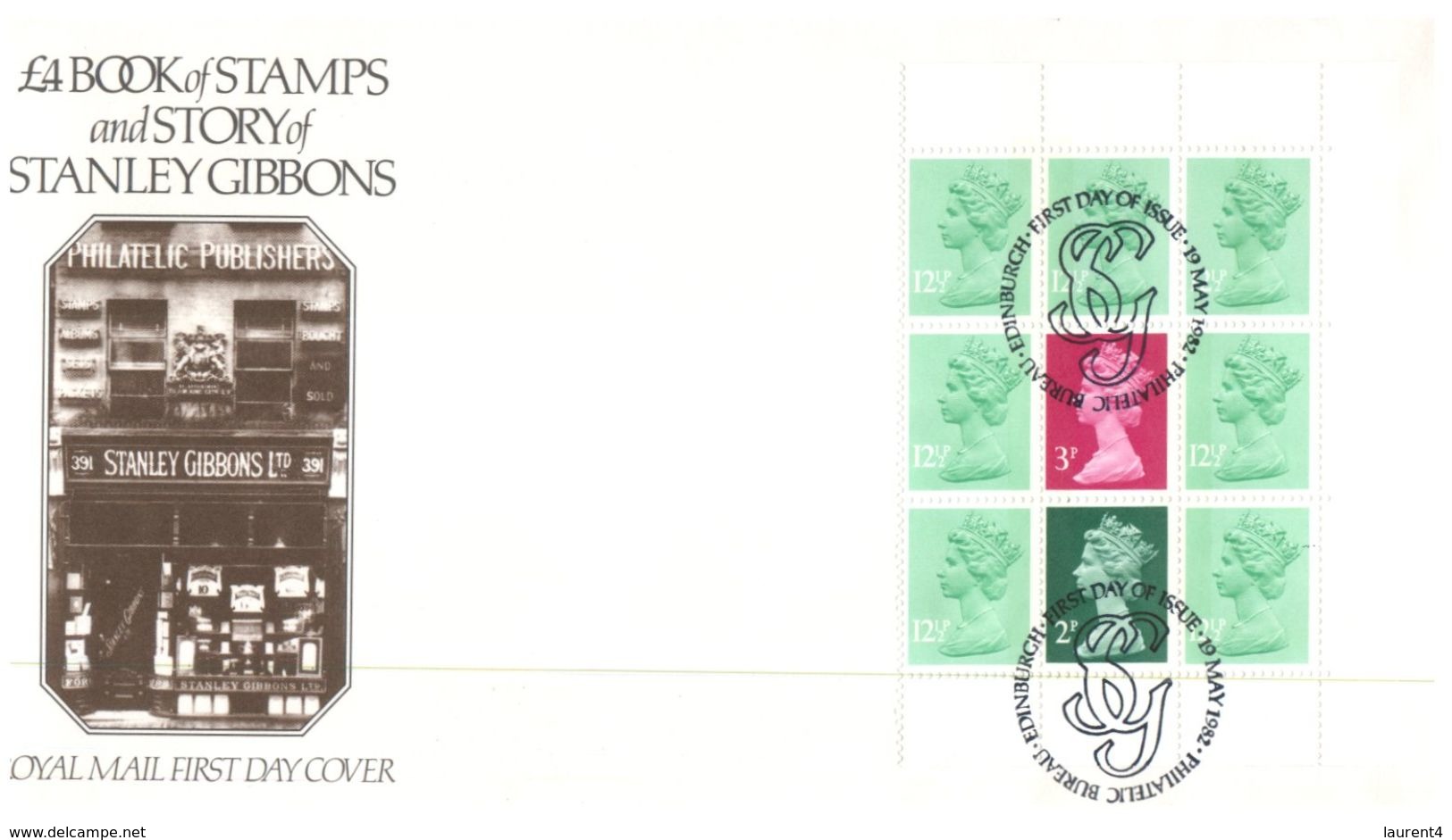 (567)  UK FDC Cover - 1982 - Stanley Gibbons - 1981-1990 Em. Décimales