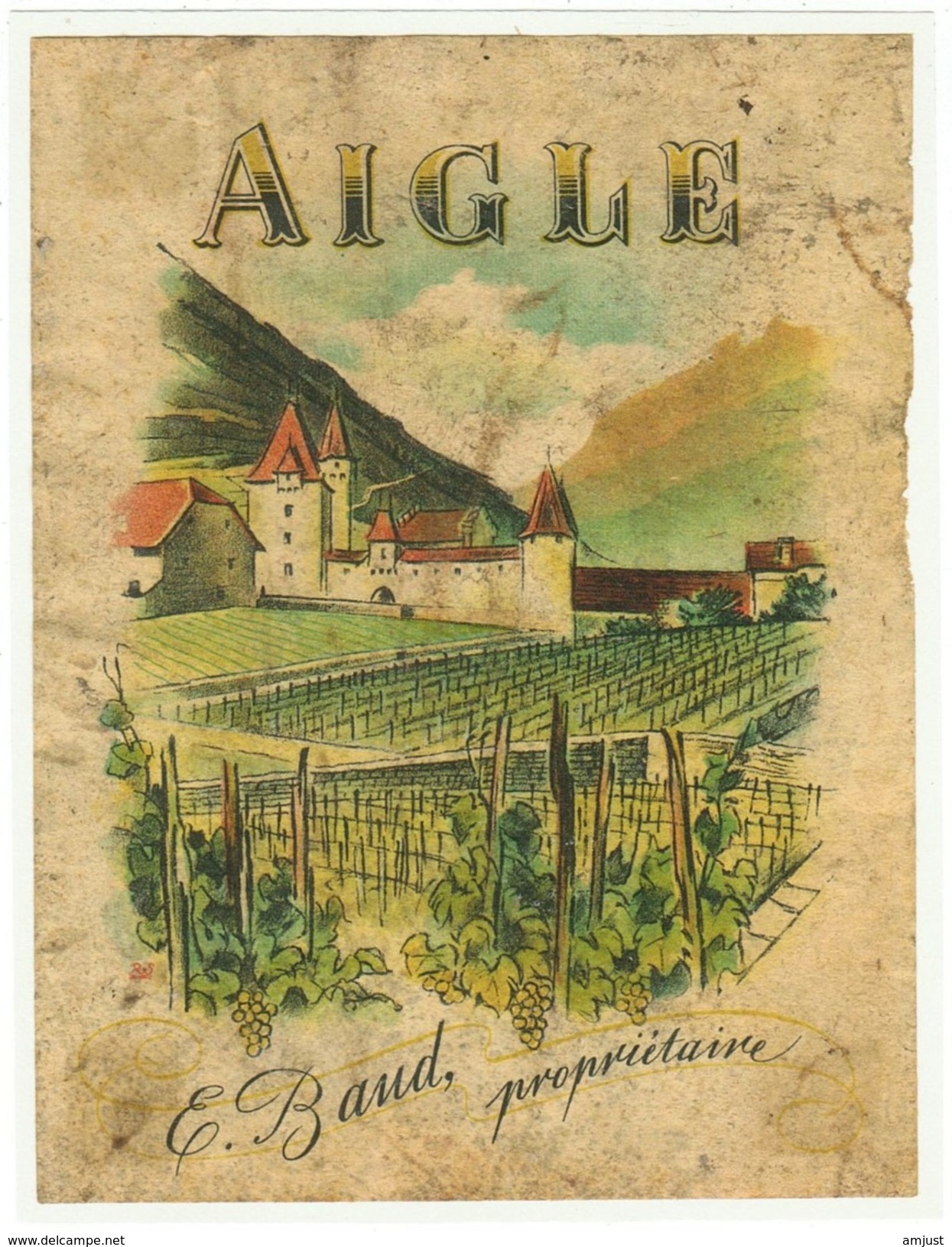 Rare // Aigle, E.Baud, Vaud // Suisse - Autres & Non Classés