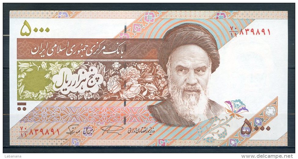 506-Iran Billet De 5000 Rials 1993 Sig.28 - Iran