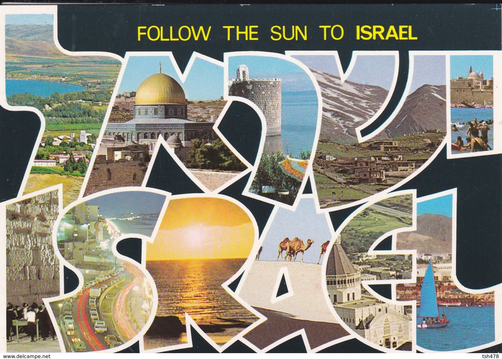ISRAEL---SDOM--follow The Sun To Israel--multivues--voir  2 Scans - Israel